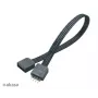 Akasa AK-CBLD01-20BK Cable de extensión LED RGB Flexa 0,2 m negro