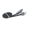 Akasa AK-CBUB35-10BK Cable USB 2.0 - USB A a Micro-USB B con adaptador USB-C - 1 m - negro