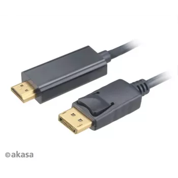 Akasa cable adaptador activo DisplayPort a HDMI 4K@60Hz 1,8 m negro