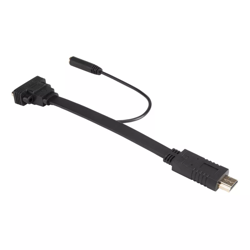 Akasa AK-CBHD18-20BK Cable adaptador HDMI a VGA 0,2 m negro
