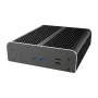 Akasa A-NUC50-M1B Caja NUC sin ventilador - aluminio - negra - UCFF - bahía para unidad de 2,5