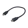Akasa AK-CBHD25-30BK Cable HDMI 2.0 0,3 m negro