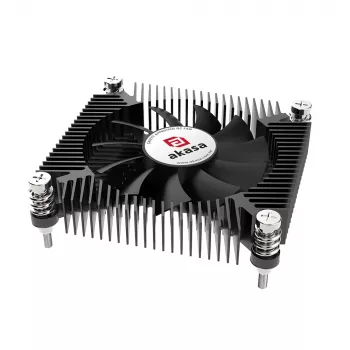 Akasa KS7 disipador CPU Intel LGA 1200/115X Low Profile 16mm de altura con tornillos y backplate