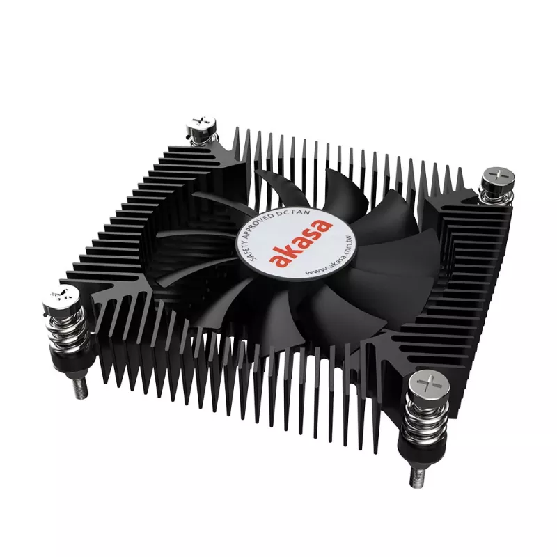 Akasa KS7 disipador CPU Intel LGA 1200/115X Low Profile 16mm de altura con tornillos y backplate