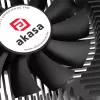 Akasa KS7 disipador CPU Intel LGA 1200/115X Low Profile 16mm de altura con tornillos y backplate