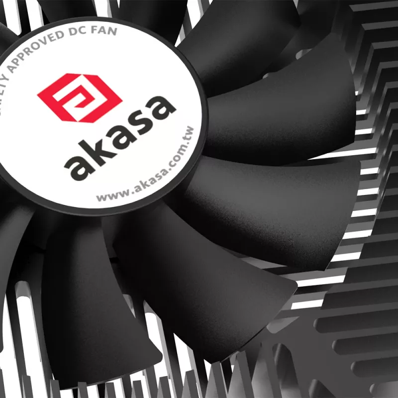 Akasa KS7 disipador CPU Intel LGA 1200/115X Low Profile 16mm de altura con tornillos y backplate