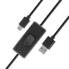 Akasa AK-CBUB57-15BK cable USB 2.0 - USB-A a USB-C - 1,5 m - Negro
