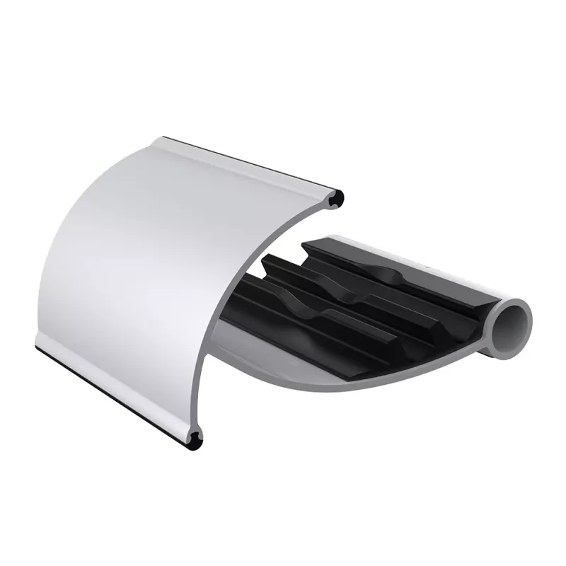 Akasa Leo soporte para tablet de aluminio y negro con tres ángulos de visión