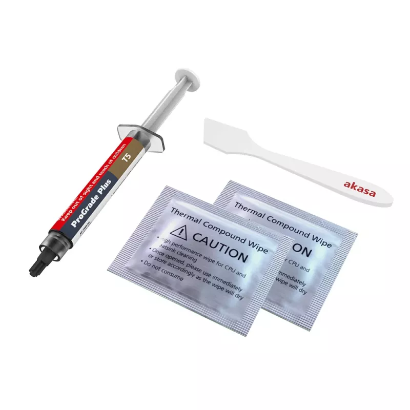 Akasa T5 Pro-Grade+ pasta térmica - 5,2 W/m·K - Gris - 0,04 °C/W - 2,6 g/cm³ - -50 a 250 °C