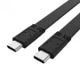Akasa AK-CBUB60-10BK cable USB-C a USB-C 1m USB 3.2 Gen 2x2 20Gbps Negro