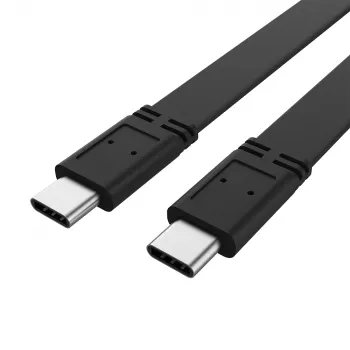 Akasa AK-CBUB60-10BK cable USB-C a USB-C 1m USB 3.2 Gen 2x2 20Gbps Negro