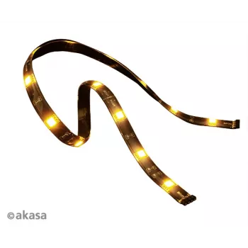 Akasa tira de luz LED Gold Yellow RGB AK-LD11-50GD
