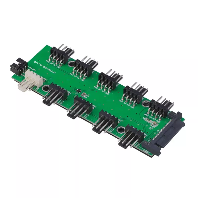 Akasa FLEXA FP10H expansor de cabecera de ventilador PWM de 1 a 10 con cable de 30cm