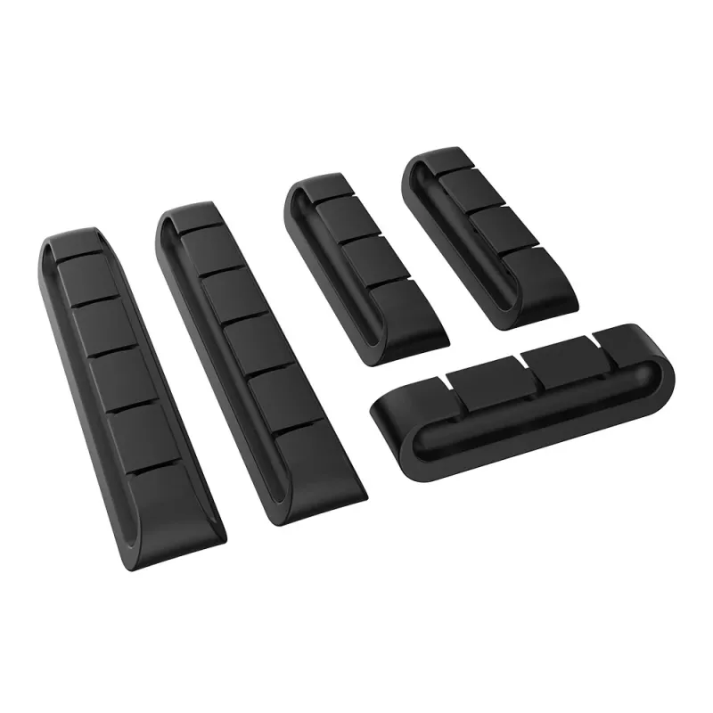 Akasa organizador de cables 3x3 puertos + 2x5 puertos Negro