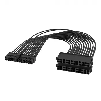 Akasa 2 Sets Cable PSU 20+4 macho a doble hembra - Cable
