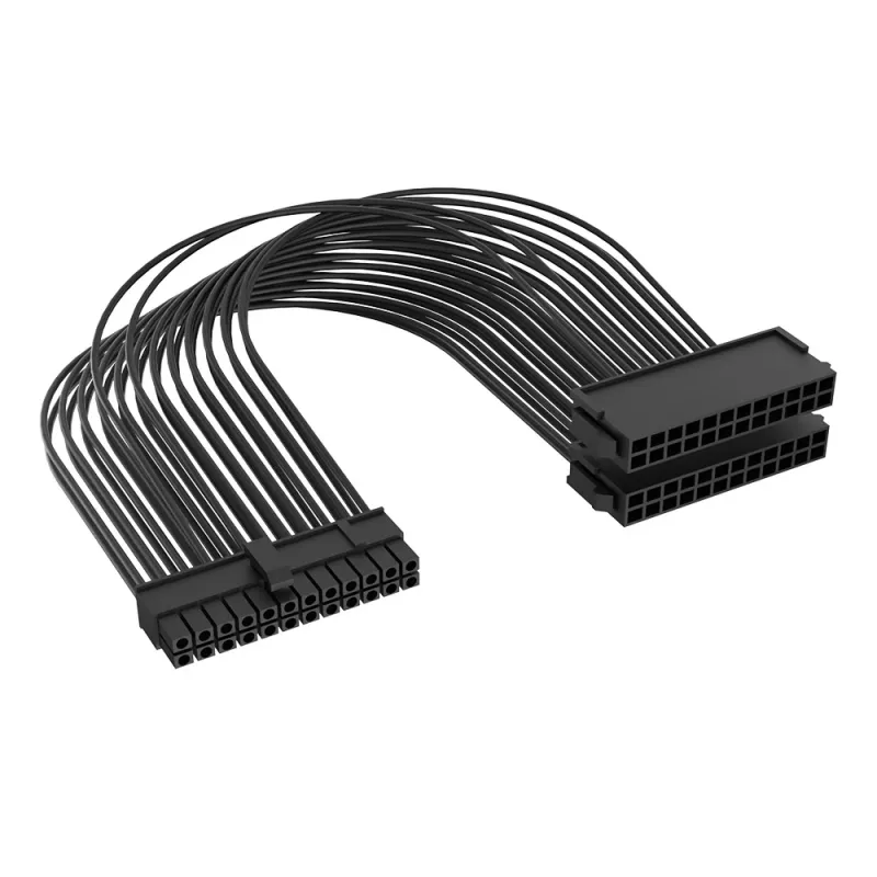 Akasa 2 Sets Cable PSU 20+4 macho a doble hembra - Cable