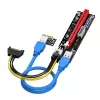 Akasa tarjeta adaptadora PCIe Riser 6 sets para minería de GPU X16 a X1
