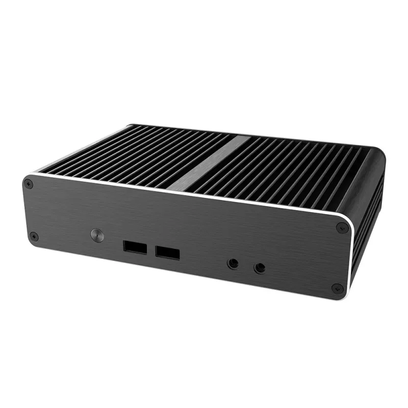 Akasa Newton CAC carcasa sin ventilador para Intel NUC 11.ª Gen Atlas Canyon (Negra)