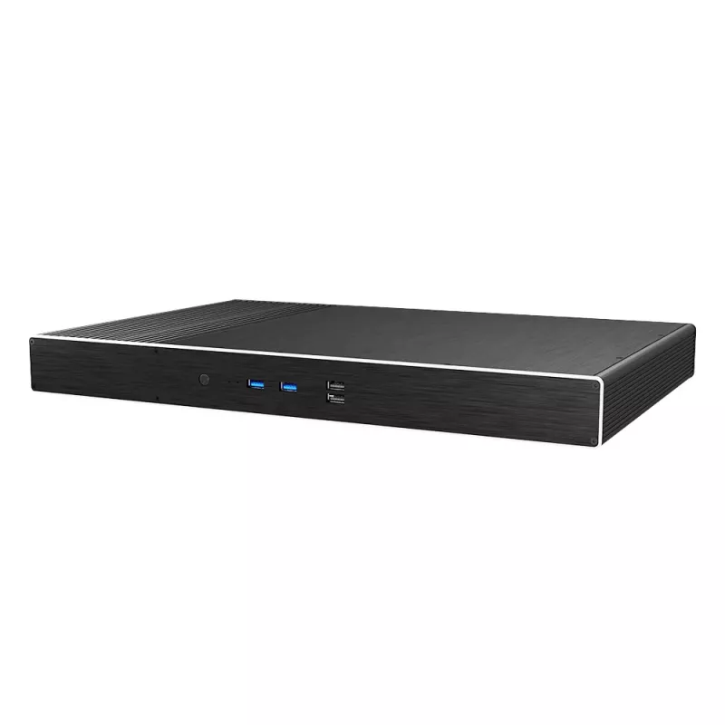 Akasa Galileo TU2 Plus Intel LGA1700 carcasa Thin Mini-ITX 1U sin ventilador - Negra
