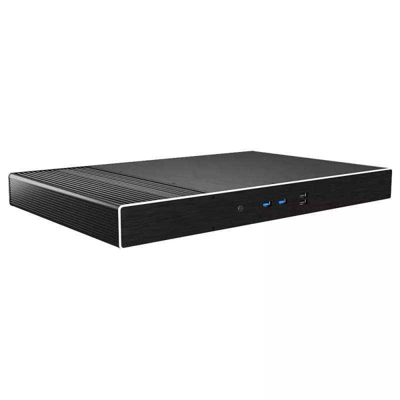 Akasa Galileo TU2 Plus Intel LGA1700 carcasa Thin Mini-ITX 1U sin ventilador - Negra
