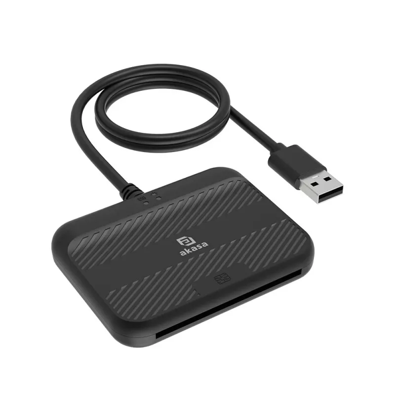 Akasa lector externo electrónico de ID y SmartCard I2C tarjeta de memoria SLE4418 SLE4428