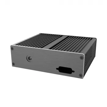 Akasa Ashton T carcasa SBC para ASUS Tinker Board 3N con puertos duales Single LAN, sin ventilador, aluminio negro