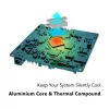 Akasa Ashton T carcasa SBC para ASUS Tinker Board 3N con puertos duales Single LAN, sin ventilador, aluminio negro