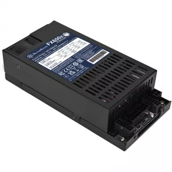 SILVERSTONE TECHNOLOGY FX600z Platinum fuente de alimentación 600W totalmente modular negra