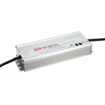 Mean Well HLG-320H-24B driver LED 320W 24V IP67 regulable