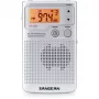 Sangean DT-250 (Pocket 250) radio portátil AM/FM plateada