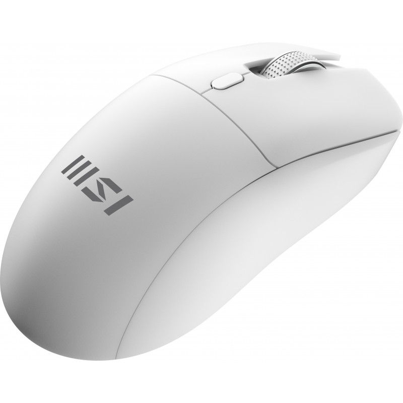 MSI FORGE K210 W Combo White FR - Conjunto de teclado y ratón USB con cable, distribución francesa AZERTY, retroiluminación Rainbow RGB, ratón óptico de 6400 DPI