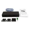 Exsys hub metálico USB 3.2 Gen 1 de 10 puertos con kit para carril DIN, chipset VIA VL811+, 5 Gbps, fuente de alimentación 5V/4A, cable de 1,8m