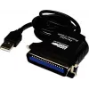 Exsys EX-1300-2 cable adaptador de USB a paralelo - 1m - negro