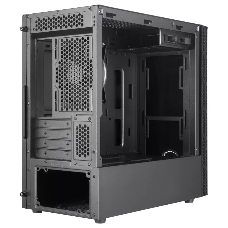 Cooler Master MasterBox MB400L torre mini Micro-ATX, acero, panel lateral cerrado, sin fuente de alimentación