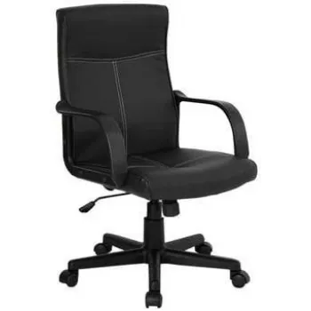 TVEIT Silla de comedor negra 56x66,5x108 cm