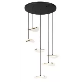 MILALI Lámpara colgante 44cm negro mate E27