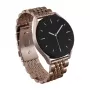 BURGA Metal Bracelet Chic Royal correa universal para reloj 22 mm oro rosa