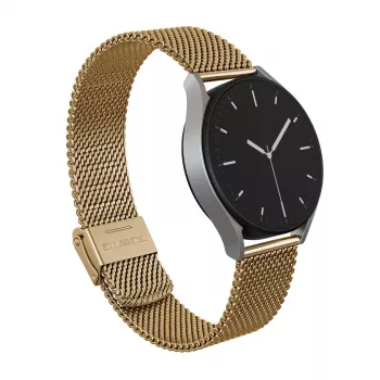 BURGA Metal Mesh Elegance correa universal para reloj 22 mm oro