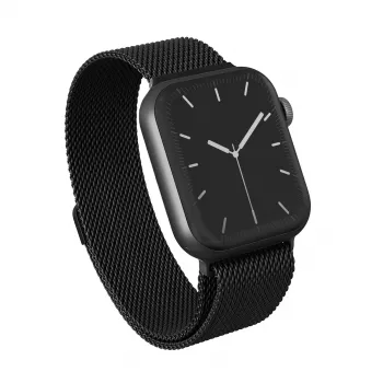 BURGA Metal Mesh Band para Apple Watch 42/44 mm (negro)