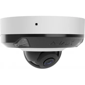 AJAX DomeCam Mini HL 5MP 4mm blanco IP65 PoE cámara de seguridad