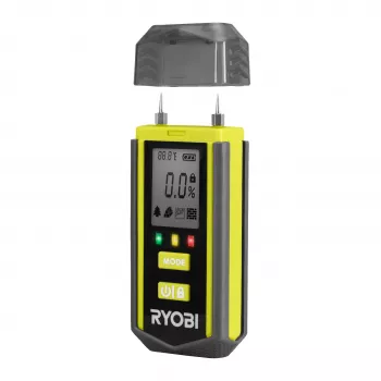 RYOBI higrómetro - medidor de humedad de aguja para madera y materiales de construcción