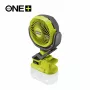 RYOBI ONE+ ventilador de pinza inalámbrico 18V (solo herramienta) - 280 CFM, giro de 360°