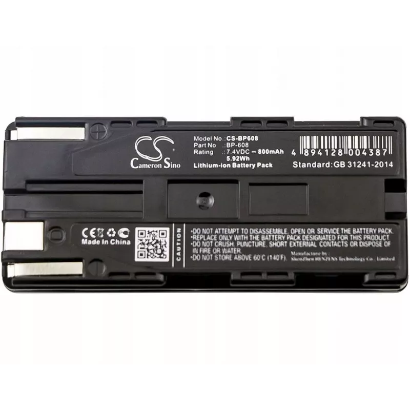 Batería de sustitución CAMERON SINO BP-608 BP-608A para Canon DM-MV1 DM-MV10 MV20 ES65