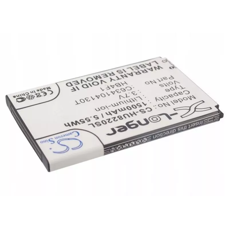 Batería de sustitución CAMERON SINO BL161 HB4F1 HWBAF1 BLT005 para Huawei U8230 Lenovo A1 (CS-HU8220SL) - 1500mAh 3,7V Li-Ion