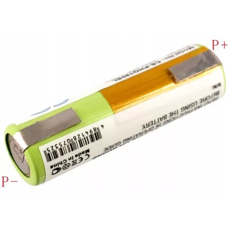 Batería de repuesto CAMERON SINO 036-11290 para afeitadora Philips Panasonic Arcitec - Ni-MH 1,2V 2100mAh