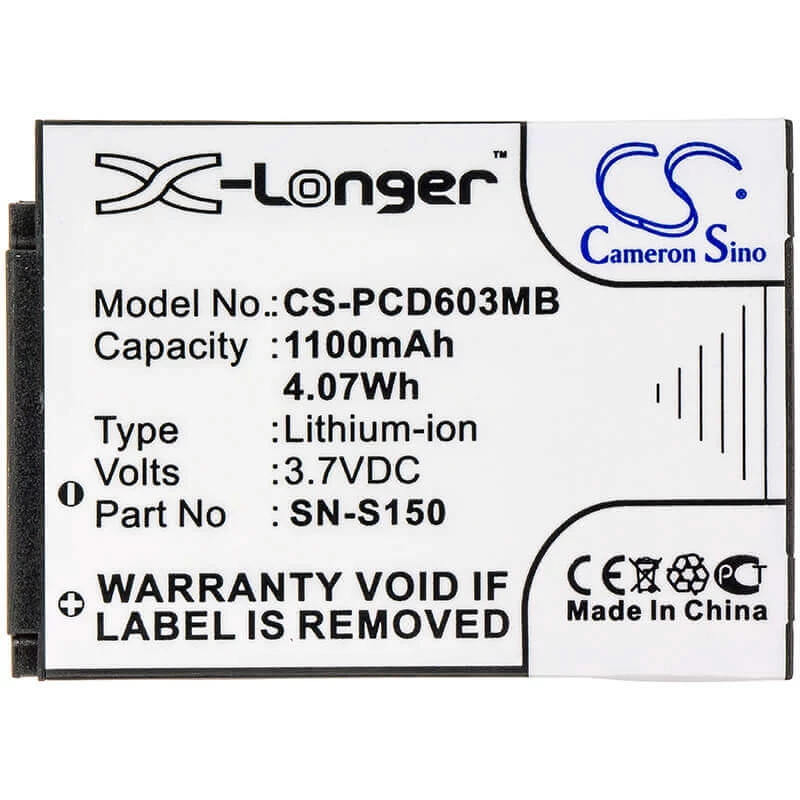 Batería Cameron Sino tipo SN-S150 para Philips SCD603/00 SCD603H SCD603 10 20 - CS-PCD603MB