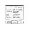 Batería de repuesto CAMERON SINO DBF-800A/800B/800C/800D/800E para Doro PhoneEasy 622 606 520 621 613 631 - CS-DPE622SL
