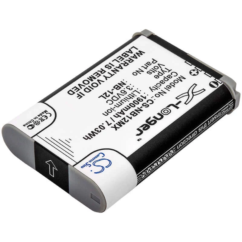 Batería de repuesto Cameron Sino NB-12L / NB12L para Canon PowerShot G1 X Mark II, N100, VIXIA mini X