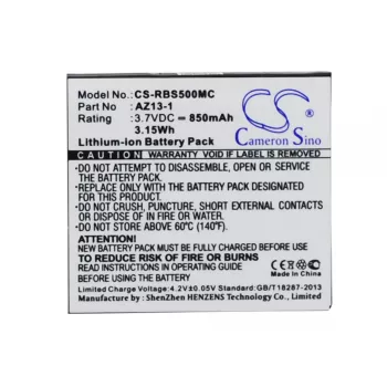 Batería Li-Ion Cameron Sino AZ13-1 1010mAh 3,7V para cámara de acción Xiaomi Yi