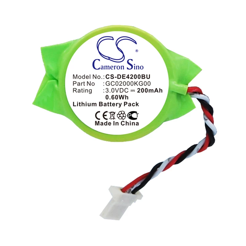 Batería CMOS BIOS CAMERON SINO GC02000KG00 para Dell Latitude E4200 E4300